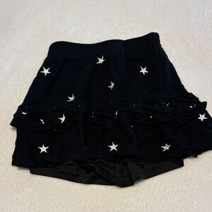 Rock & Rags Black Skirt with Star Details